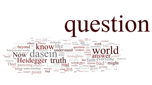 "What is it about the world that you know is true that everyone else doesn't understand?" 